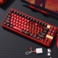 Asuka 104+20 / 22 Cherry Profile PC Clear + PBT Dye-subbed Doubleshot Backlit Keycaps Set Top / Side Legends for Mechanical Keyboard